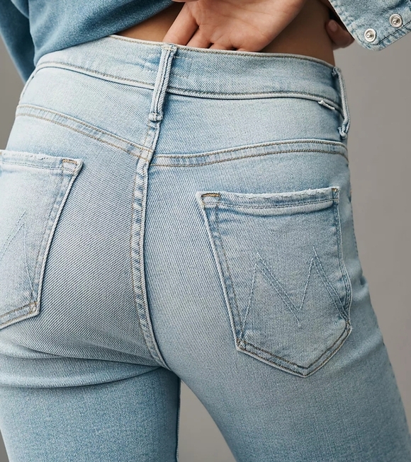 MOTHER The Insider Crop Step Fray in Limited Edition size 28 NWT - Picture 4 of 12